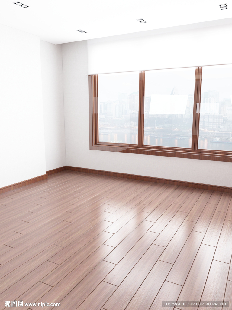 室內(nèi)空間 空景 吊頂 窗戶地板