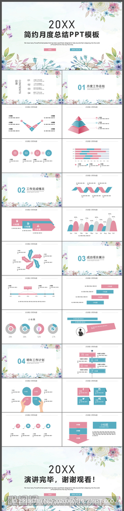清新工作總結(jié)工作匯報(bào)PPT