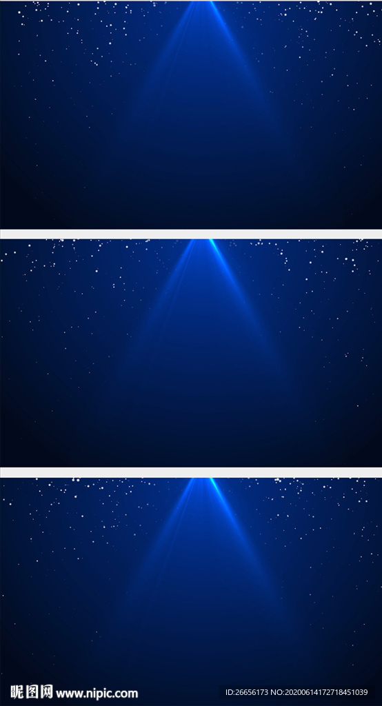 蓝色舞台LED背景视频