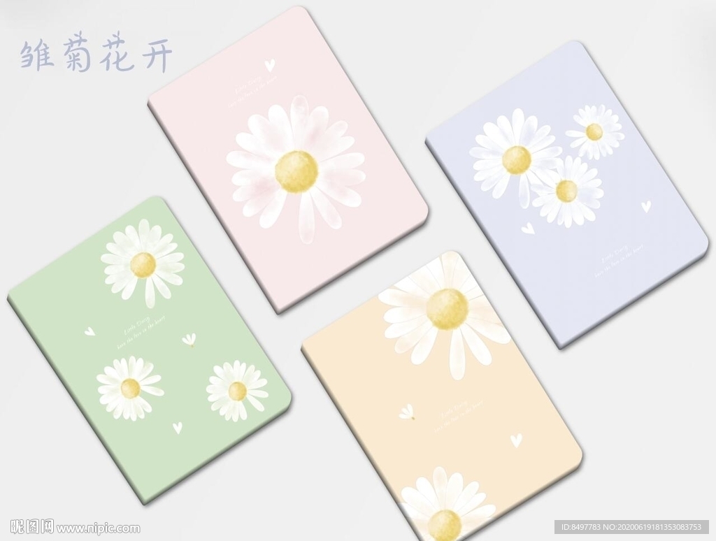 小雛菊花開 本本封面