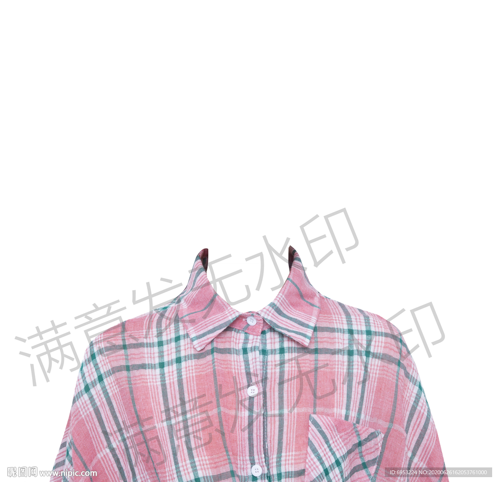 女性格子襯衫