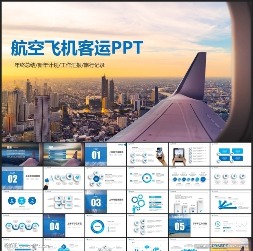 航空公司飛機(jī)場PPT