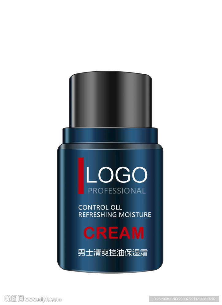 男士清爽控油保濕霜