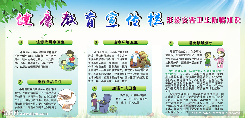 洪澇災(zāi)害衛(wèi)生防病知識(shí)