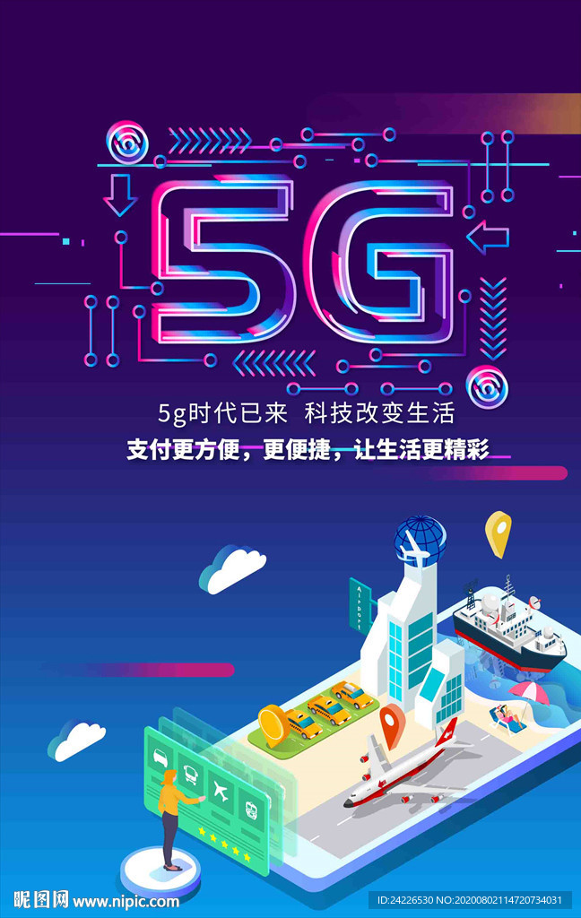 5G宣傳海報(bào)廣告