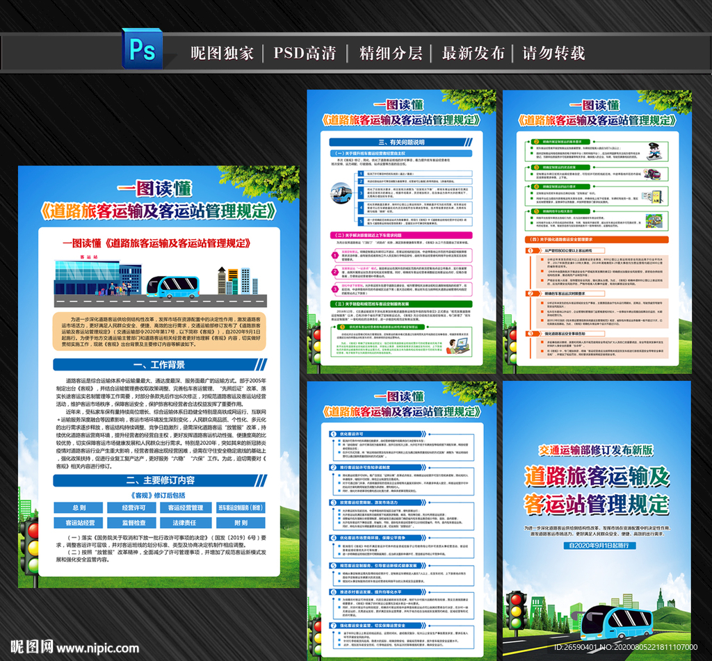 2020年客運站管理規(guī)定展板