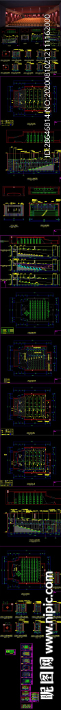 大型影院影厅CAD图纸