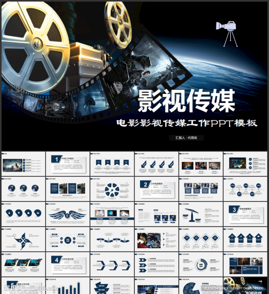 電影影視傳媒工作PPT
