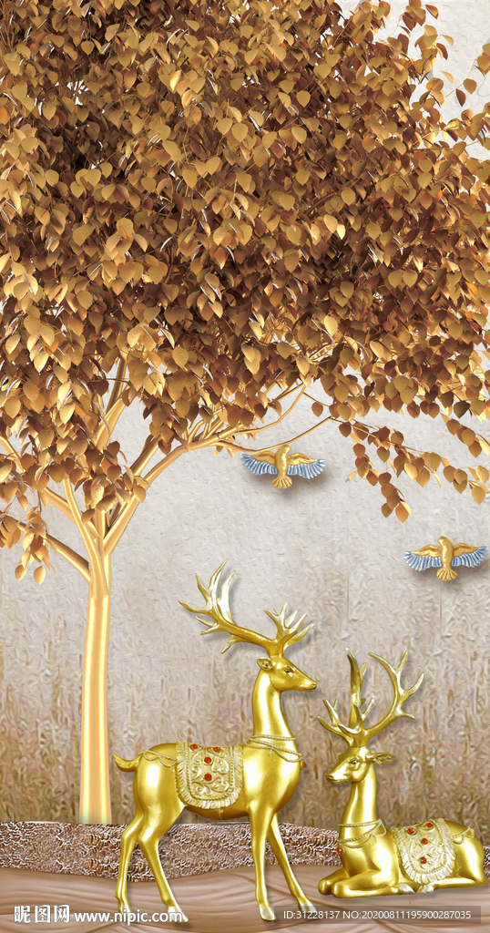 黄金树装饰