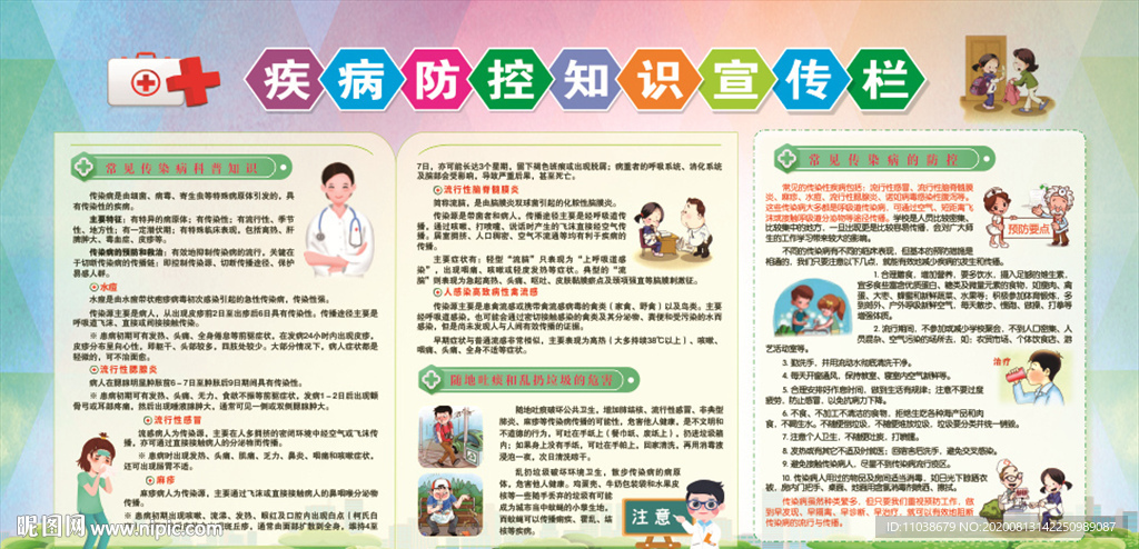 疾病預(yù)防健康教育宣傳欄