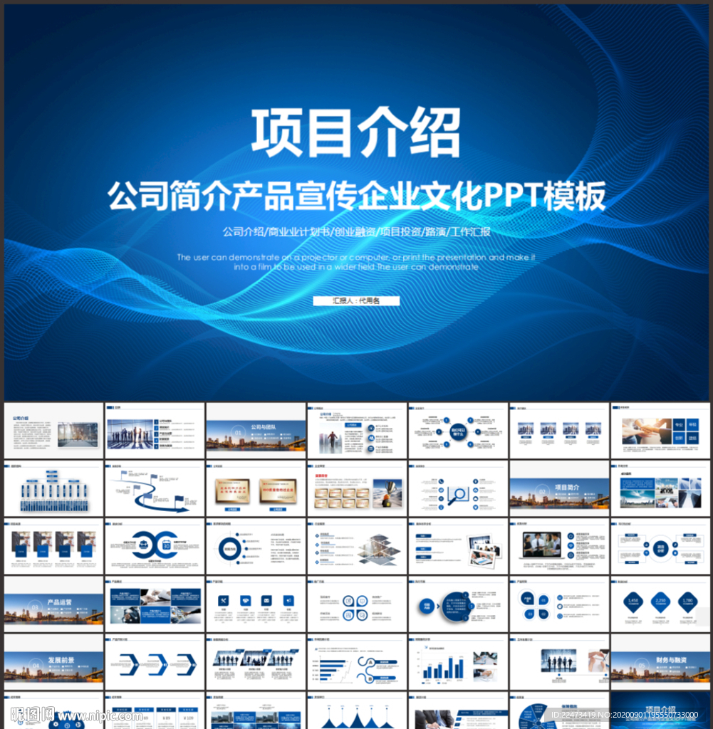 商務(wù)簡(jiǎn)約項(xiàng)目介紹PPT