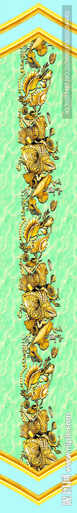 贝壳海螺腰带