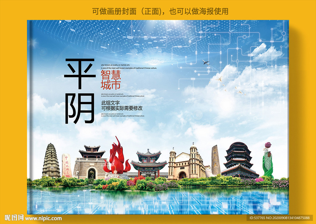 平阴智慧科技创新城市画册封面