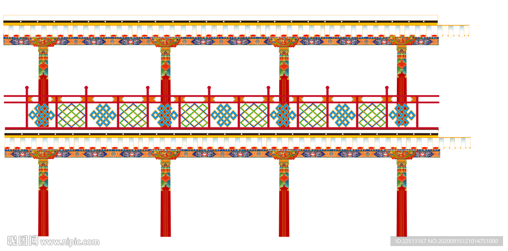 藏式柱子设计图 广告设计 广告设计 设计图库 昵图网