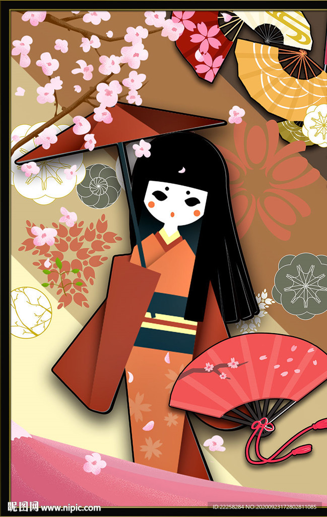 日本少女插畫