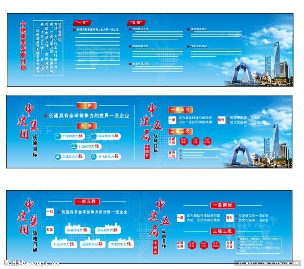 中建五局戰(zhàn)略目標(biāo) 一創(chuàng)五強文化