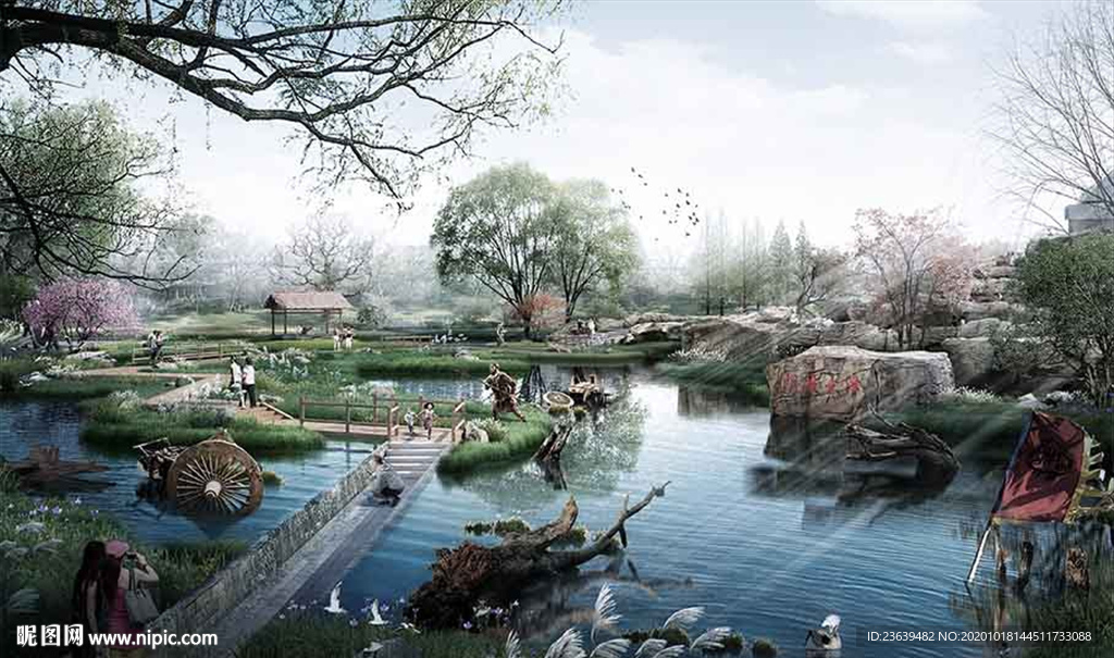 主題公園景觀效果圖