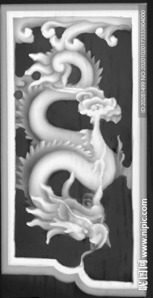 龍灰度圖