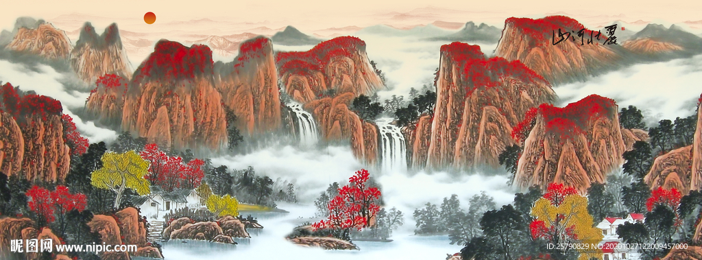 國畫山水國畫山水國畫