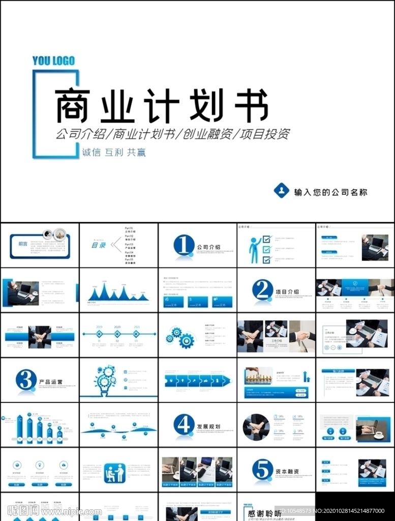 實用創(chuàng)業(yè)項目融資計劃書ppt