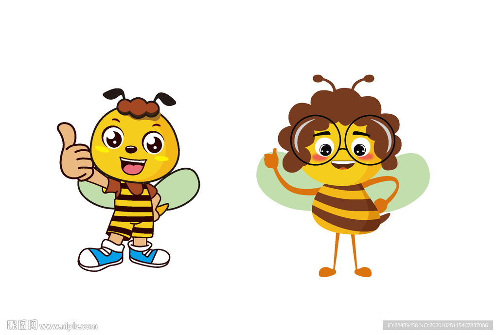 卡通IP吉祥物蜜蜂形象