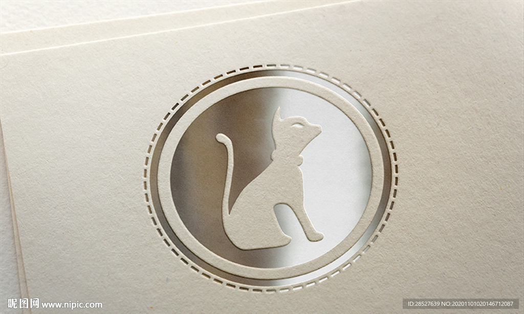 品牌logo纸质烫银样机