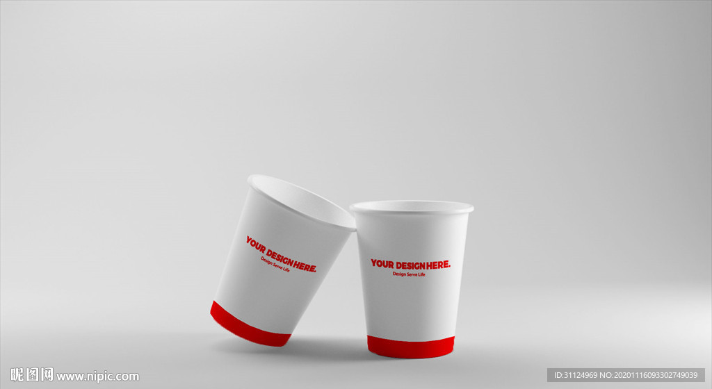 vi纸杯标志广告海报塑料杯办公