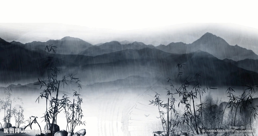 水墨 背景