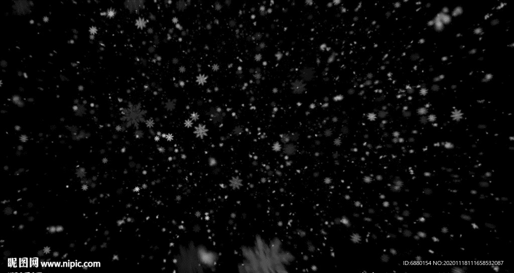 50種下雪真實場景特效