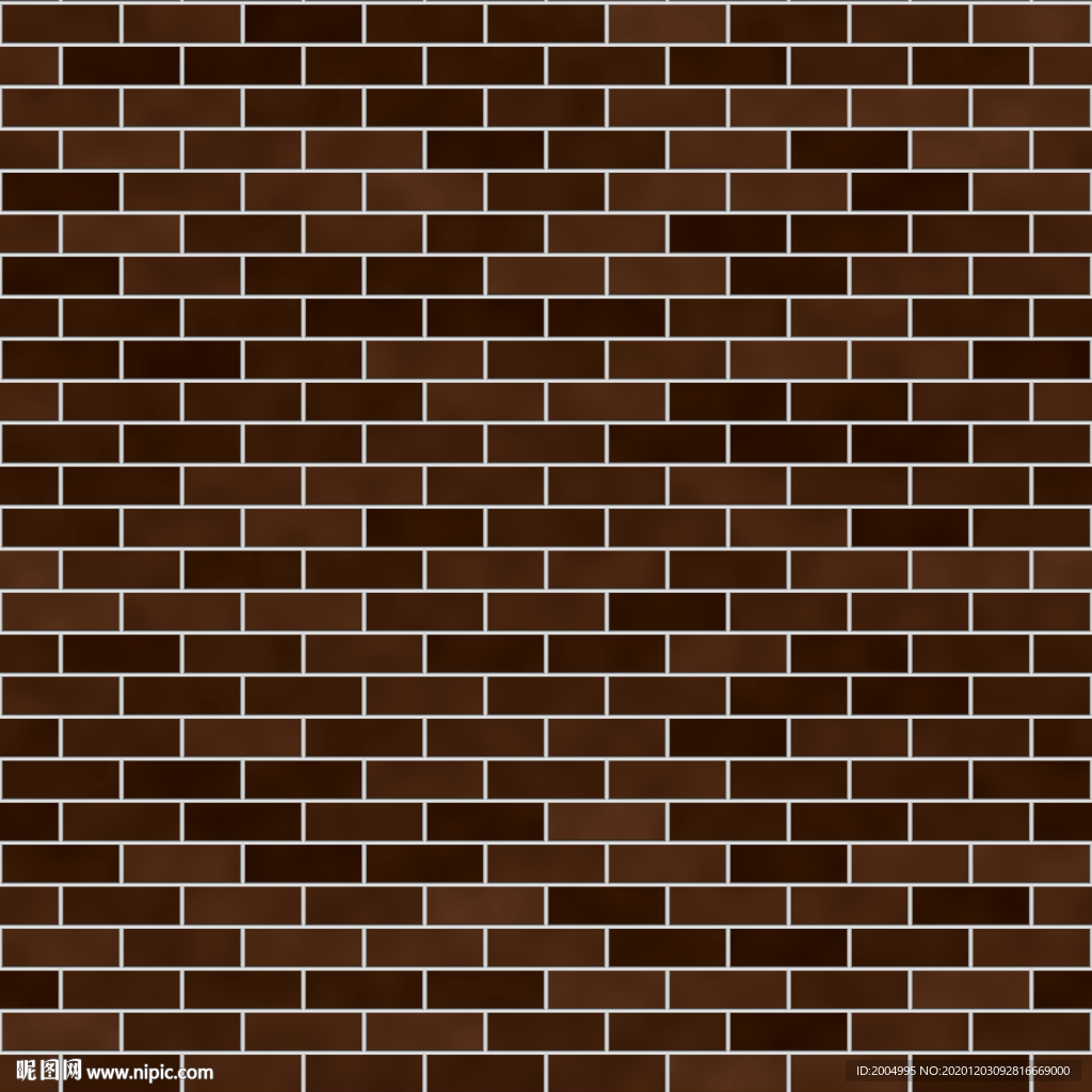 咖啡色砖墙