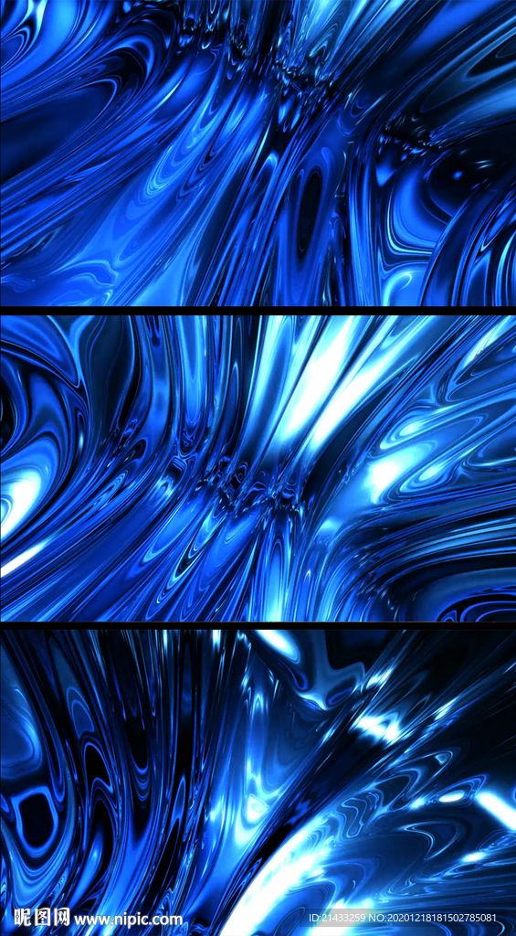 蓝色抽象扭曲背景视频素材