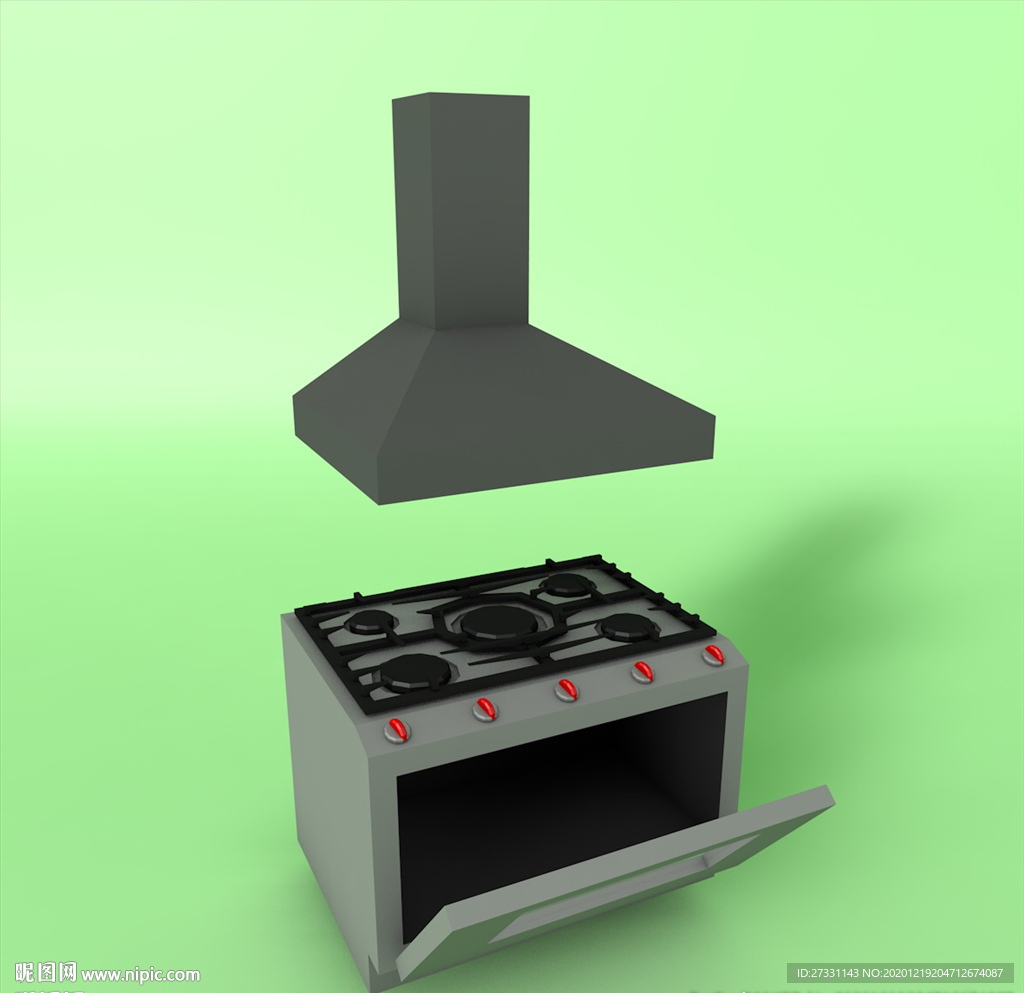 餐具模型 厨具 餐台 餐柜