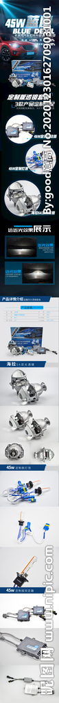 LED汽車透鏡套裝