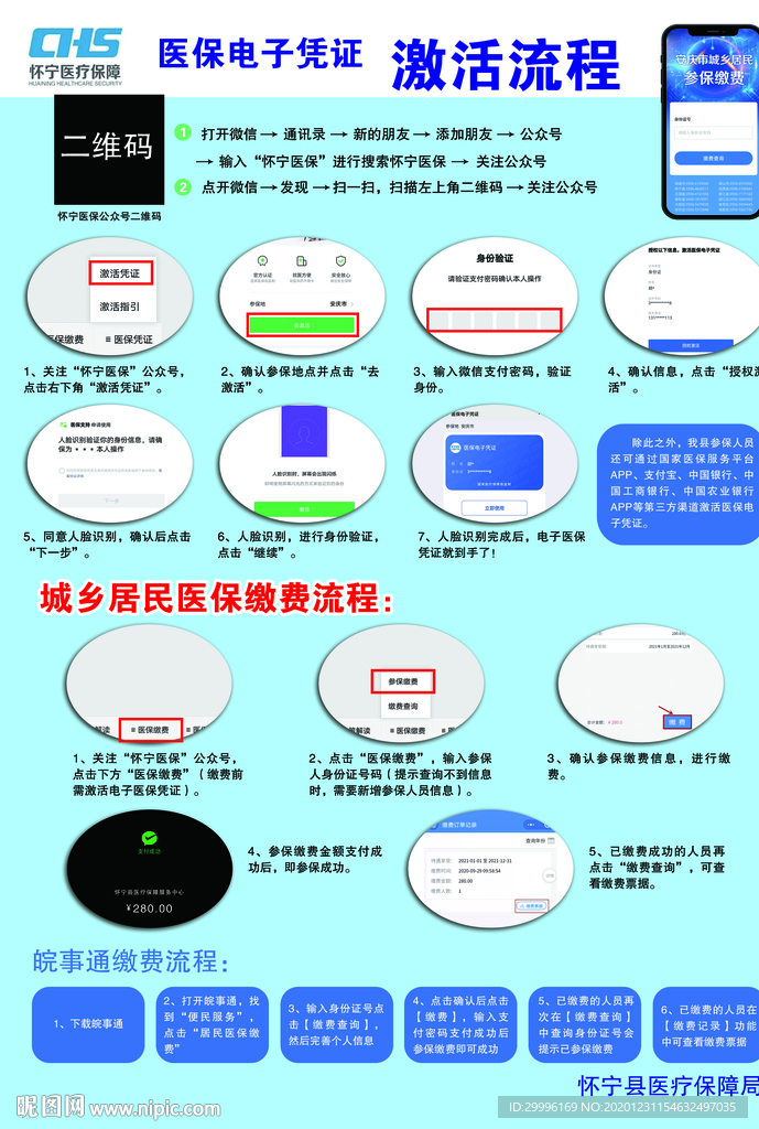 醫(yī)保電子憑證激活流程