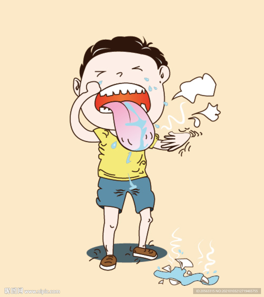 燙舌頭