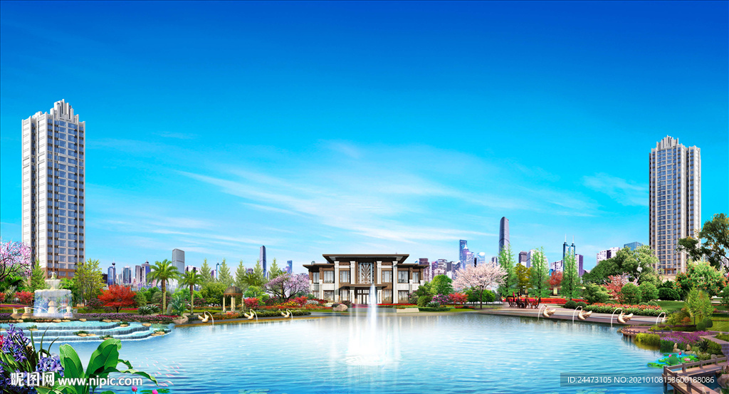 湖景 園林