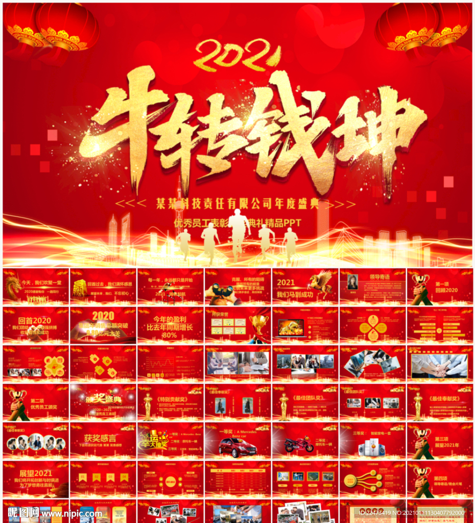 2021公司年會頒獎典禮PPT