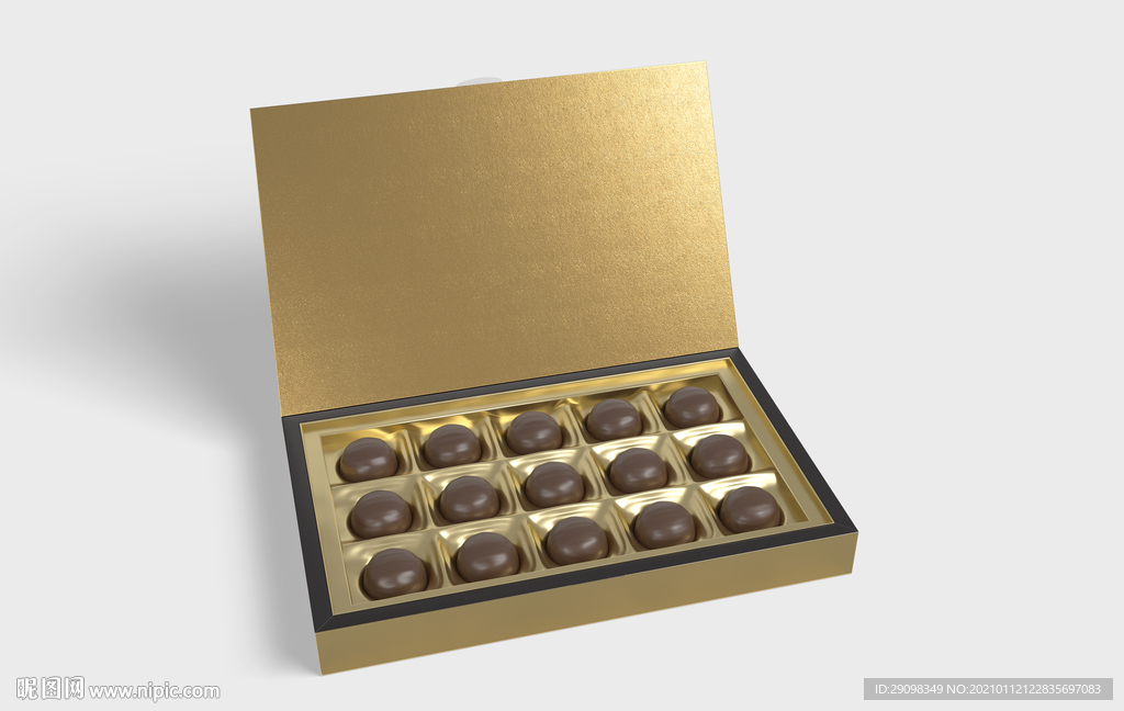 巧克力包装盒样机