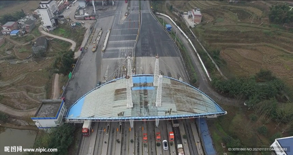 高速公路航拍視頻素材