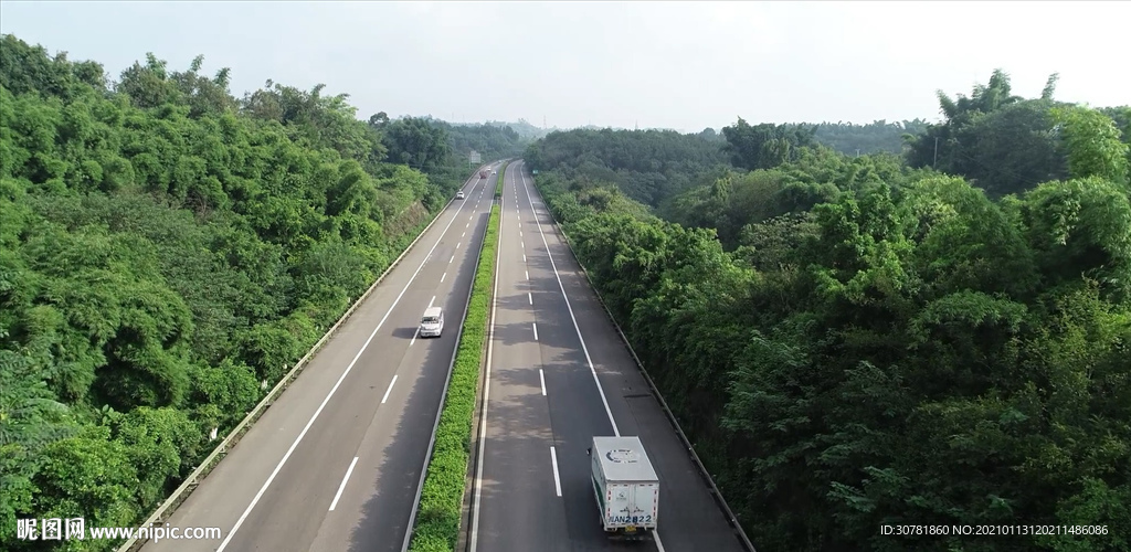 高速公路航拍视频素材