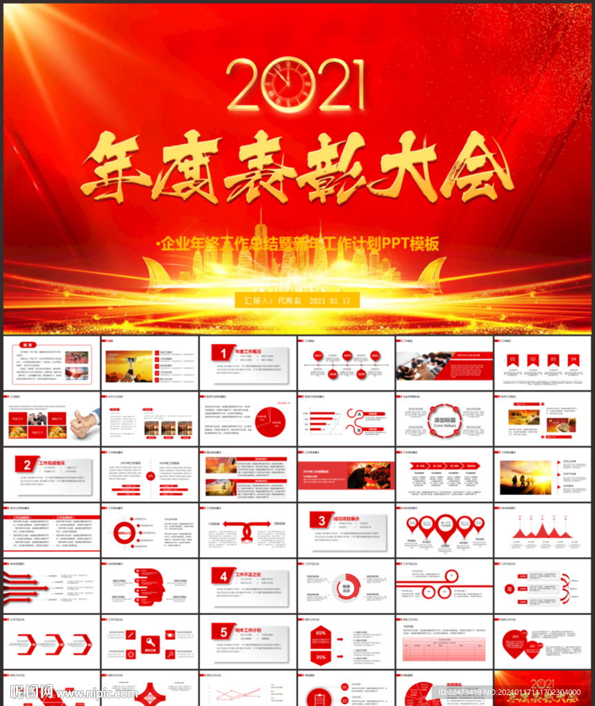2021年終總結(jié)表彰大會(huì)PPT