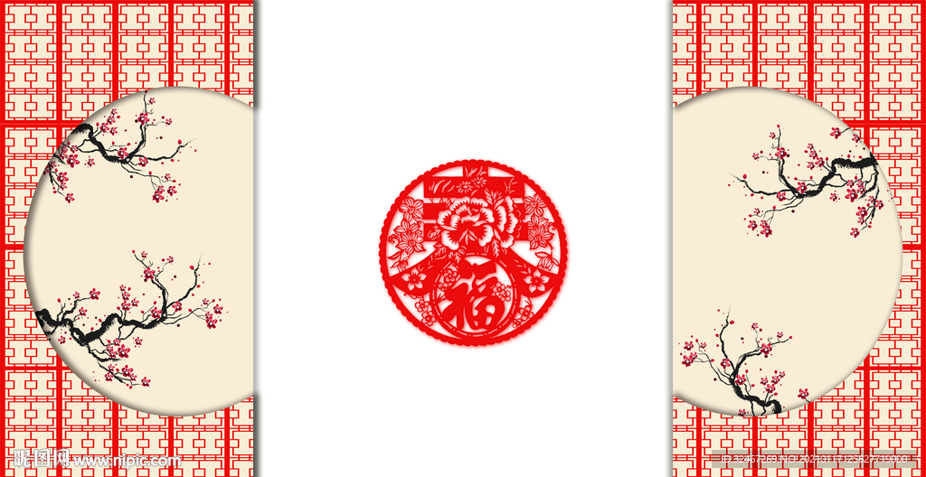 新春背景墻