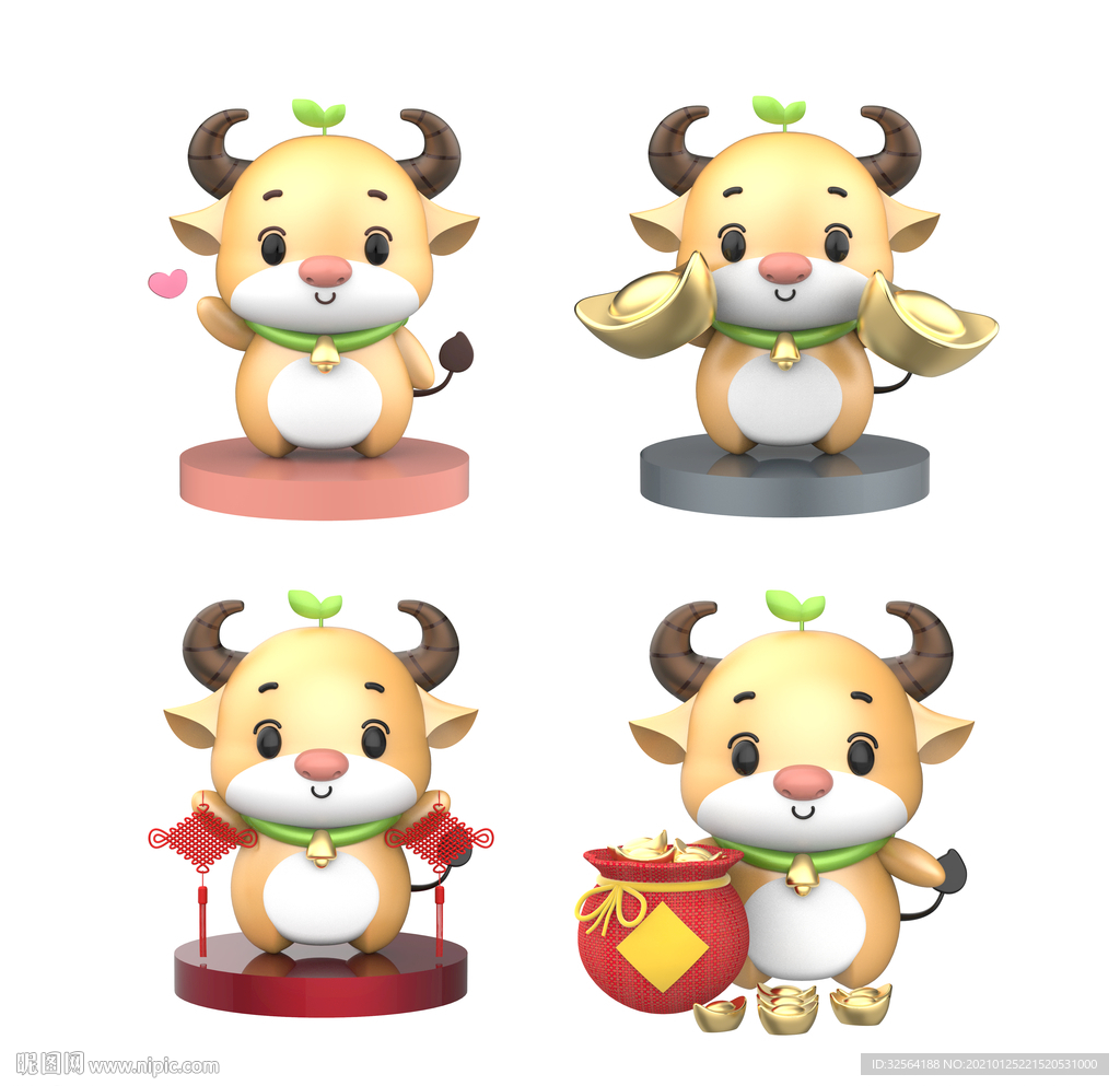 吉祥物小牛
