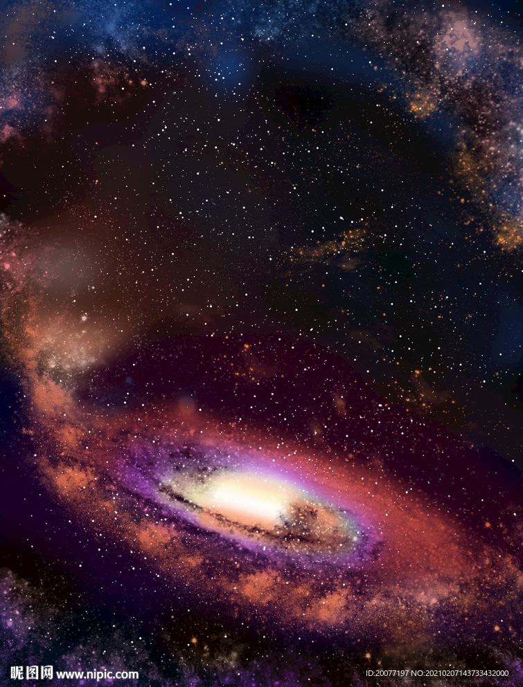 旋渦星空背景