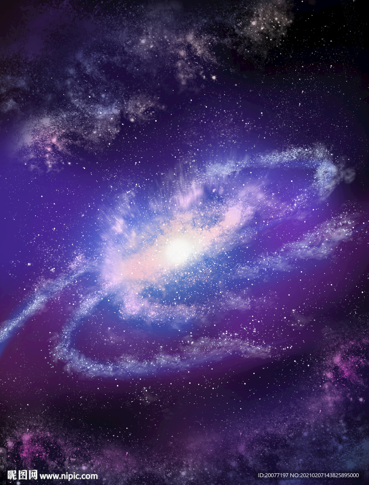 旋渦星空背景