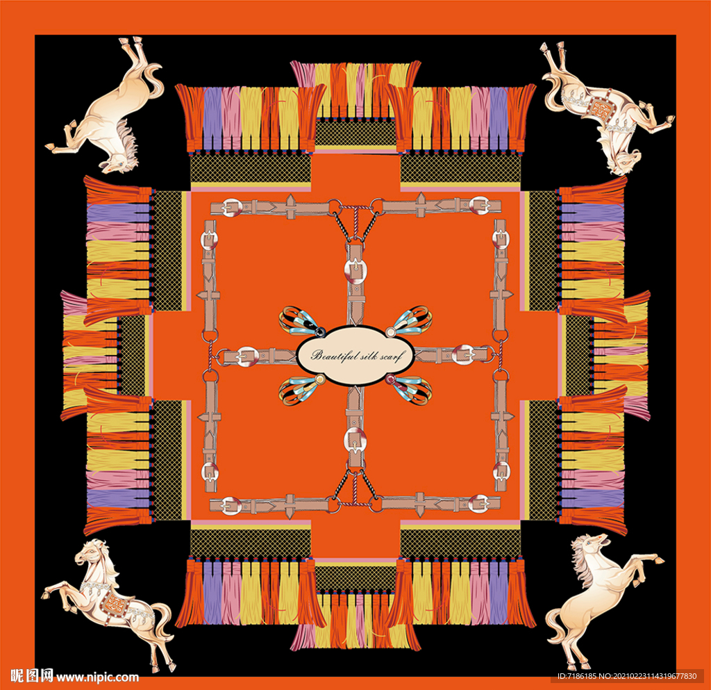 大牌絲巾設(shè)計