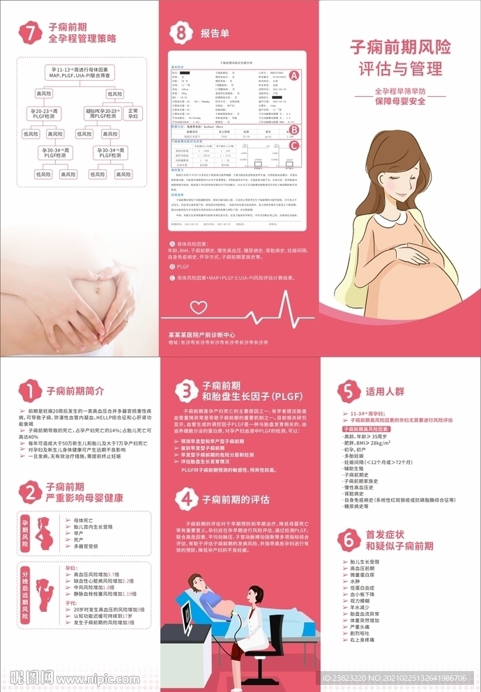 子癇前期三折頁