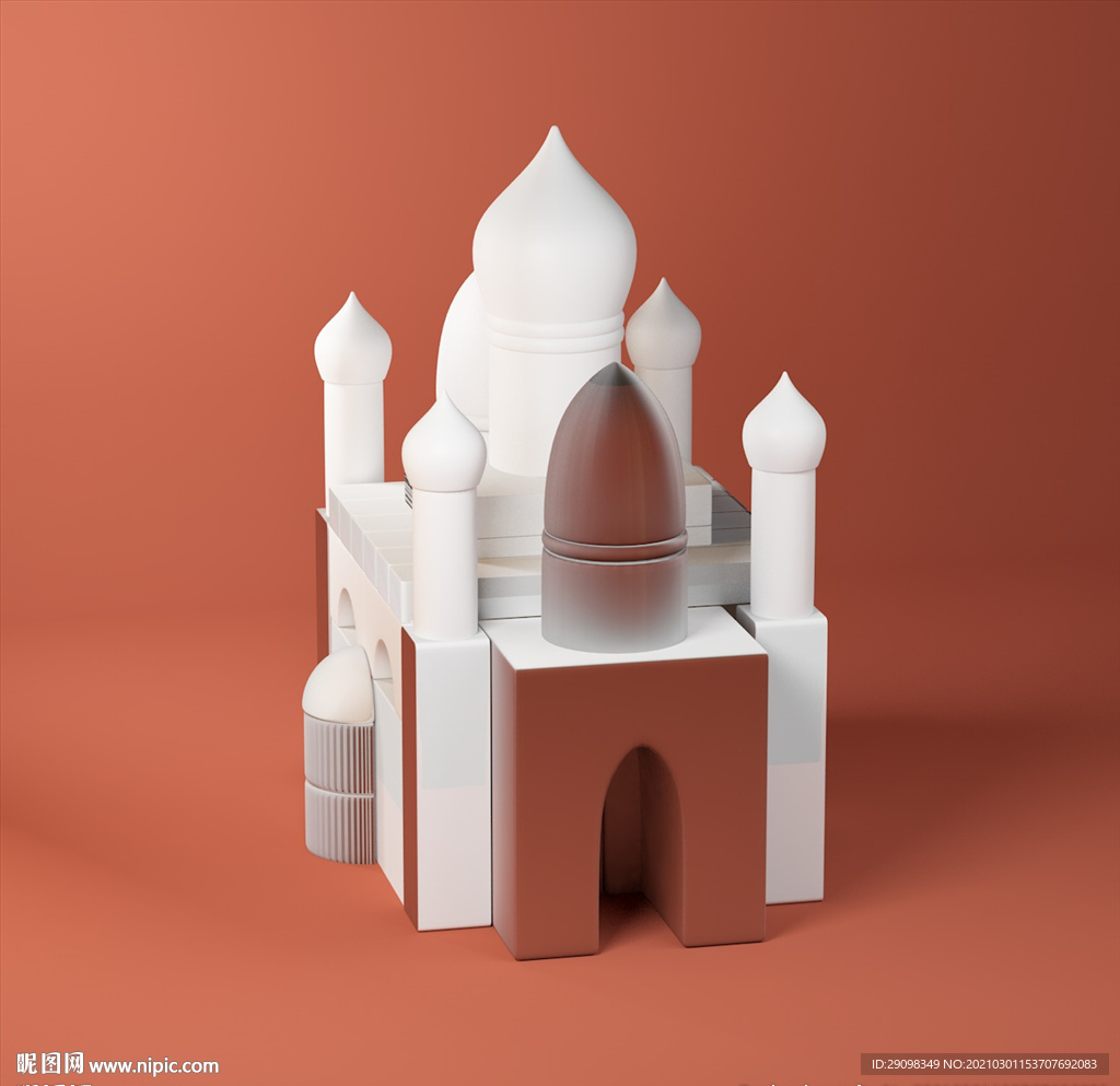 3D城堡模型