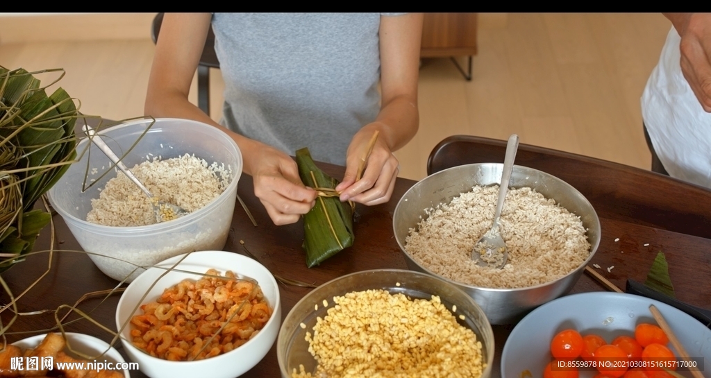 端午节粽子美食4K高清视频