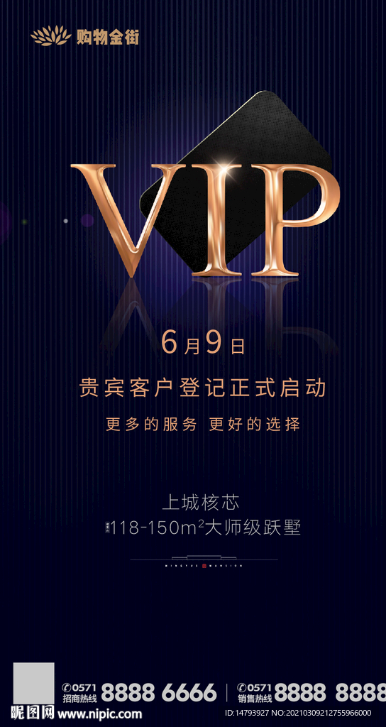 地产VIP海报